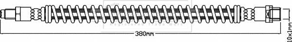 Borg & Beck BBH8396 - Əyləc şlanqı furqanavto.az