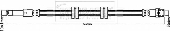 Borg & Beck BBH8390 - Əyləc şlanqı furqanavto.az