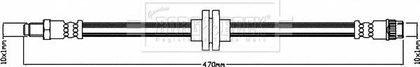 Borg & Beck BBH8335 - Əyləc şlanqı furqanavto.az