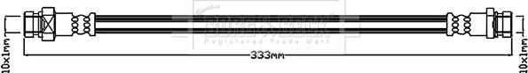 Borg & Beck BBH8258 - Əyləc şlanqı furqanavto.az