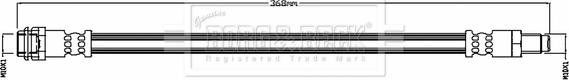 Borg & Beck BBH8788 - Əyləc şlanqı furqanavto.az