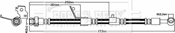 Borg & Beck BBH8774 - Əyləc şlanqı furqanavto.az