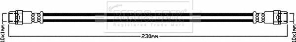 Borg & Beck BBH7994 - Əyləc şlanqı furqanavto.az