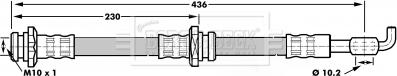 Borg & Beck BBH7062 - Əyləc şlanqı furqanavto.az