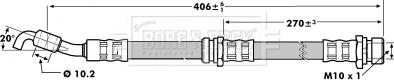 Borg & Beck BBH7067 - Əyləc şlanqı furqanavto.az