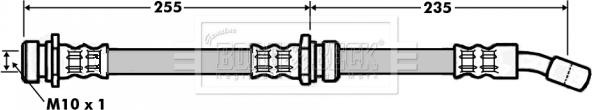 Borg & Beck BBH7008 - Əyləc şlanqı furqanavto.az