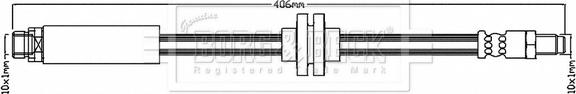 Borg & Beck BBH7080 - Əyləc şlanqı furqanavto.az