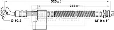 Borg & Beck BBH7037 - Əyləc şlanqı furqanavto.az