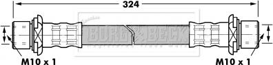 Borg & Beck BBH7243 - Əyləc şlanqı furqanavto.az