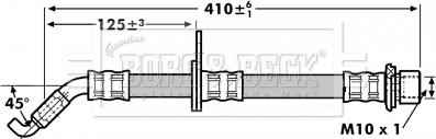 Borg & Beck BBH7258 - Əyləc şlanqı furqanavto.az