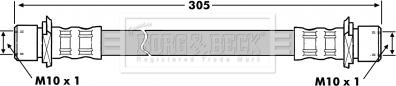 Borg & Beck BBH7232 - Əyləc şlanqı furqanavto.az