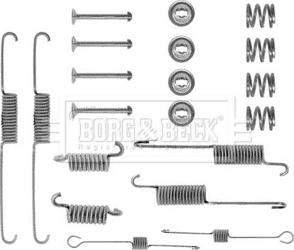 Borg & Beck BBK6024 - Aksesuar dəsti, əyləc başlıqları furqanavto.az