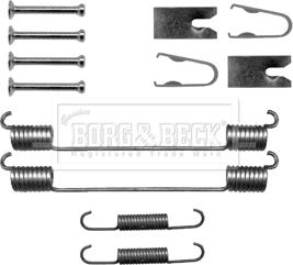 Borg & Beck BBK6152 - Aksesuar dəsti, əyləc başlıqları furqanavto.az