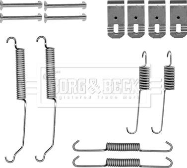 Borg & Beck BBK6309 - Aksesuar dəsti, əyləc başlıqları furqanavto.az