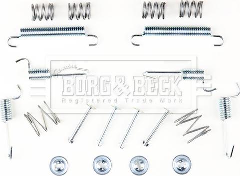 Borg & Beck BBK6304 - Aksesuar dəsti, dayanacaq əyləci başlıqları furqanavto.az