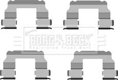 Borg & Beck BBK1420 - Disk əyləc pedləri üçün aksesuar dəsti furqanavto.az