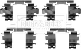 Borg & Beck BBK1344 - Disk əyləc pedləri üçün aksesuar dəsti furqanavto.az