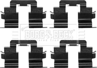 Borg & Beck BBK1376 - Disk əyləc pedləri üçün aksesuar dəsti furqanavto.az