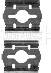 Borg & Beck BBK1215 - Disk əyləc pedləri üçün aksesuar dəsti furqanavto.az