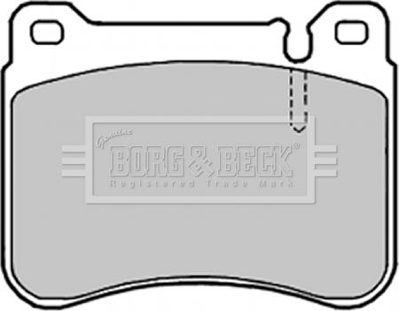 Borg & Beck BBP1998 - Əyləc altlığı dəsti, əyləc diski furqanavto.az