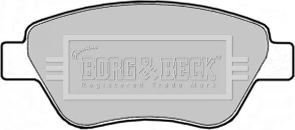 Borg & Beck BBP1997 - Əyləc altlığı dəsti, əyləc diski furqanavto.az