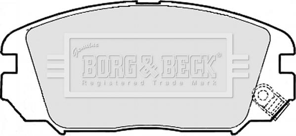 Borg & Beck BBP1956 - Əyləc altlığı dəsti, əyləc diski furqanavto.az