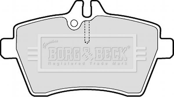 Borg & Beck BBP1950 - Əyləc altlığı dəsti, əyləc diski furqanavto.az