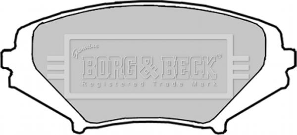 Borg & Beck BBP1915 - Əyləc altlığı dəsti, əyləc diski furqanavto.az