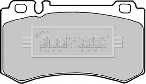 Borg & Beck BBP1916 - Əyləc altlığı dəsti, əyləc diski furqanavto.az