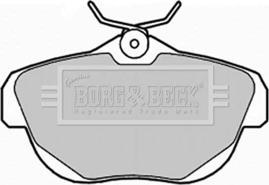 Borg & Beck BBP1989 - Əyləc altlığı dəsti, əyləc diski furqanavto.az