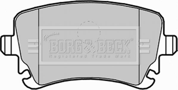 Borg & Beck BBP1930 - Əyləc altlığı dəsti, əyləc diski furqanavto.az