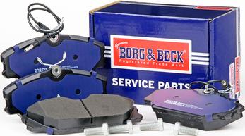 Borg & Beck BBP1466 - Əyləc altlığı dəsti, əyləc diski furqanavto.az