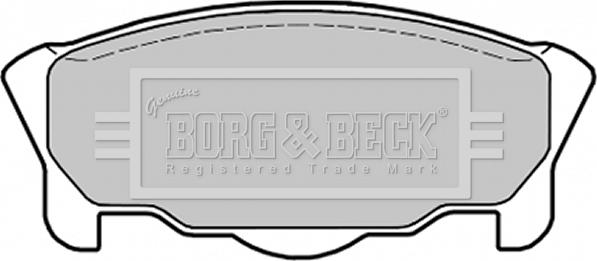 Borg & Beck BBP1431 - Əyləc altlığı dəsti, əyləc diski furqanavto.az
