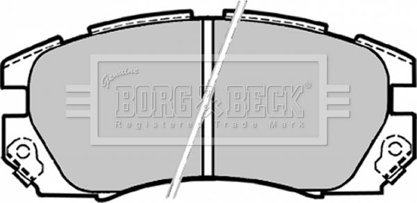 Borg & Beck BBP1479 - Əyləc altlığı dəsti, əyləc diski furqanavto.az