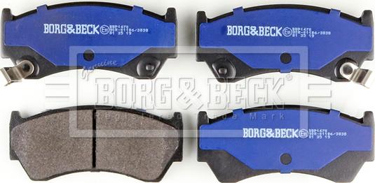 Borg & Beck BBP1470 - Əyləc altlığı dəsti, əyləc diski furqanavto.az