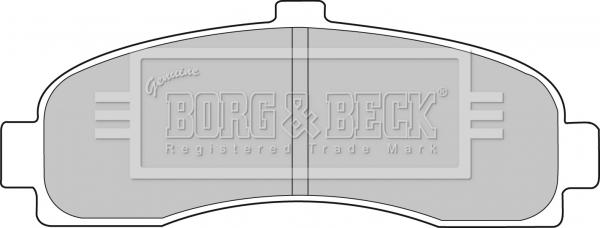 Borg & Beck BBP1541 - Əyləc altlığı dəsti, əyləc diski furqanavto.az