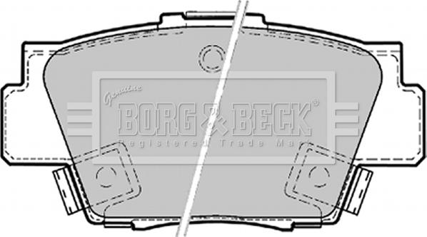 Borg & Beck BBP1569 - Əyləc altlığı dəsti, əyləc diski furqanavto.az