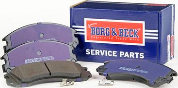 Borg & Beck BBP1565 - Əyləc altlığı dəsti, əyləc diski furqanavto.az