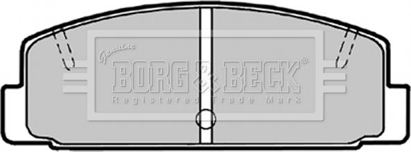 Borg & Beck BBP1506 - Əyləc altlığı dəsti, əyləc diski furqanavto.az
