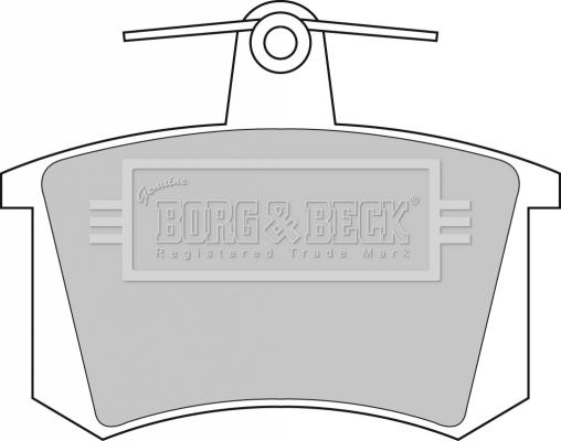 Borg & Beck BBP1503 - Əyləc altlığı dəsti, əyləc diski www.furqanavto.az