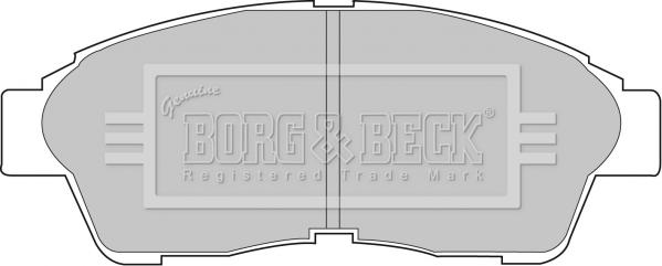 Borg & Beck BBP1502 - Əyləc altlığı dəsti, əyləc diski furqanavto.az