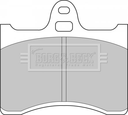 Borg & Beck BBP1538 - Əyləc altlığı dəsti, əyləc diski furqanavto.az