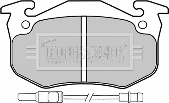 Borg & Beck BBP1525 - Əyləc altlığı dəsti, əyləc diski furqanavto.az