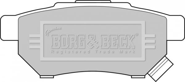Borg & Beck BBP1526 - Əyləc altlığı dəsti, əyləc diski furqanavto.az
