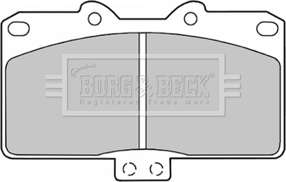 Borg & Beck BBP1574 - Əyləc altlığı dəsti, əyləc diski furqanavto.az