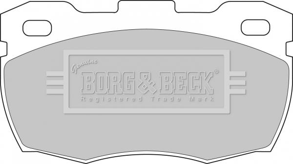 Borg & Beck BBP1571 - Əyləc altlığı dəsti, əyləc diski furqanavto.az