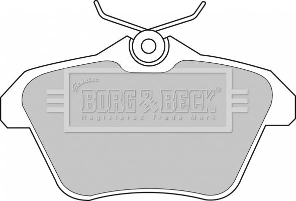Borg & Beck BBP1699 - Əyləc altlığı dəsti, əyləc diski furqanavto.az