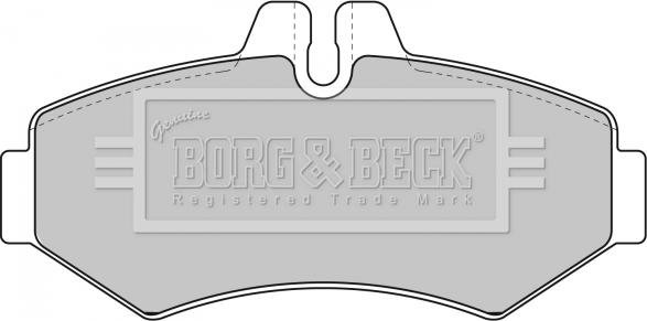 Borg & Beck BBP1667 - Əyləc altlığı dəsti, əyləc diski furqanavto.az