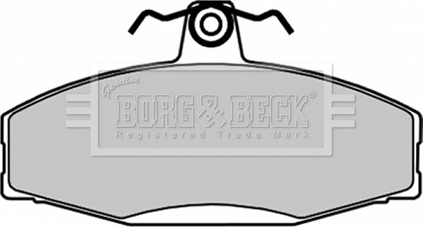 Borg & Beck BBP1604 - Əyləc altlığı dəsti, əyləc diski furqanavto.az