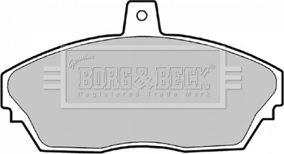 Borg & Beck BBP1629 - Əyləc altlığı dəsti, əyləc diski furqanavto.az